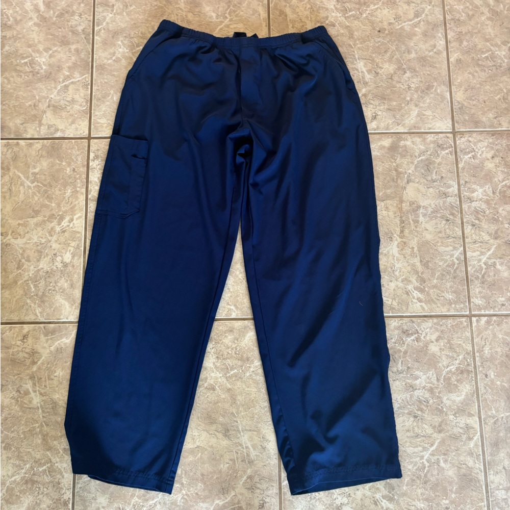 Sketchers by Barco Men's Navy Blue Scrub Pants